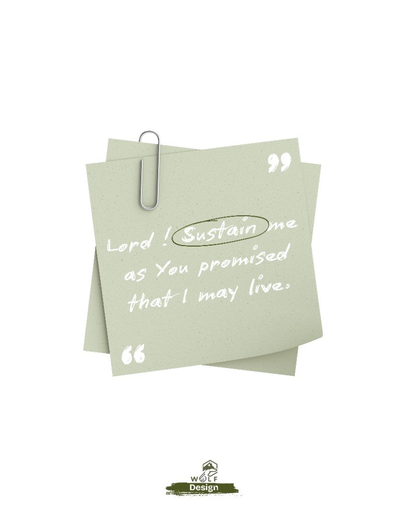 Lord series — Sustain me
